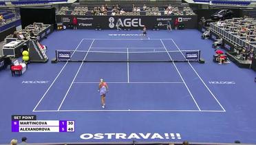 Match Highlights | Ekaterina Alexandrova vs Tereza Martincova | WTA Agel Open 2022