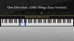 Tutorial Piano Little Things By One Direction