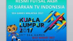 Hore! Laga Timnas Indonesia di Futsal SEA Games 2017 Disiarkan Langsung di Televisi INDO