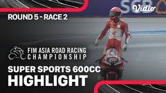 Highlights | Round 5: SS600 | Race 2 | Asia Road Racing Championship 2022
