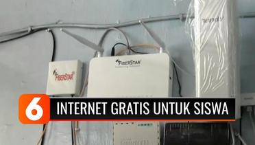 Ratusan Sekolah di Palembang Terima Bantuan Internet Gratis untuk Belajar Online