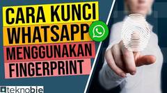 Cara Kunci Aplikasi WA Whatsapp Menggunakan Fingerprint