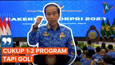Jokowi Minta Tidak Mengecer Anggaran, yang Penting Gol