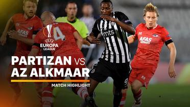 Full Highlight - Partizan Vs AZ Alkmaar | UEFA Europa League 2019/20