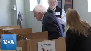 Bernie Sanders and Elizabeth Warren Vote on Super Tuesday