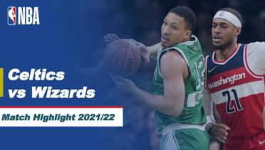 Match Highlight | Boston Celtics vs Washington Wizards | NBA Regular Season 2021/22