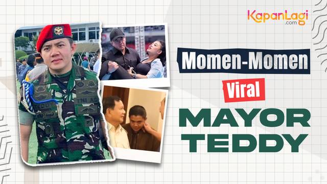 Momen-Momen Viral Mayor Teddy, Dari Gendong Gibran hingga Dicubit Luhut
