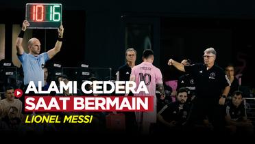 Lionel Messi Cedera, Tinggalkan Lapangan Lebih Cepat Saat Inter Miami Berlaga