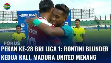 Pekan ke-28 BRI Liga 1: Madura United Menang, Arema FC dan Bhayangkara Imbang | Fokus