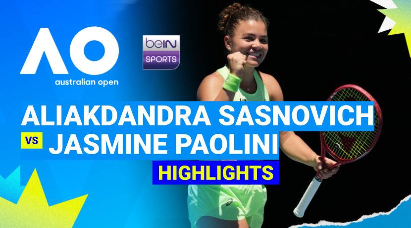 Aliaksandra Sasnovich (BLR) vs Jasmine Paolini (ITA) - Women's Singles Round 1 | Australian Open 2026