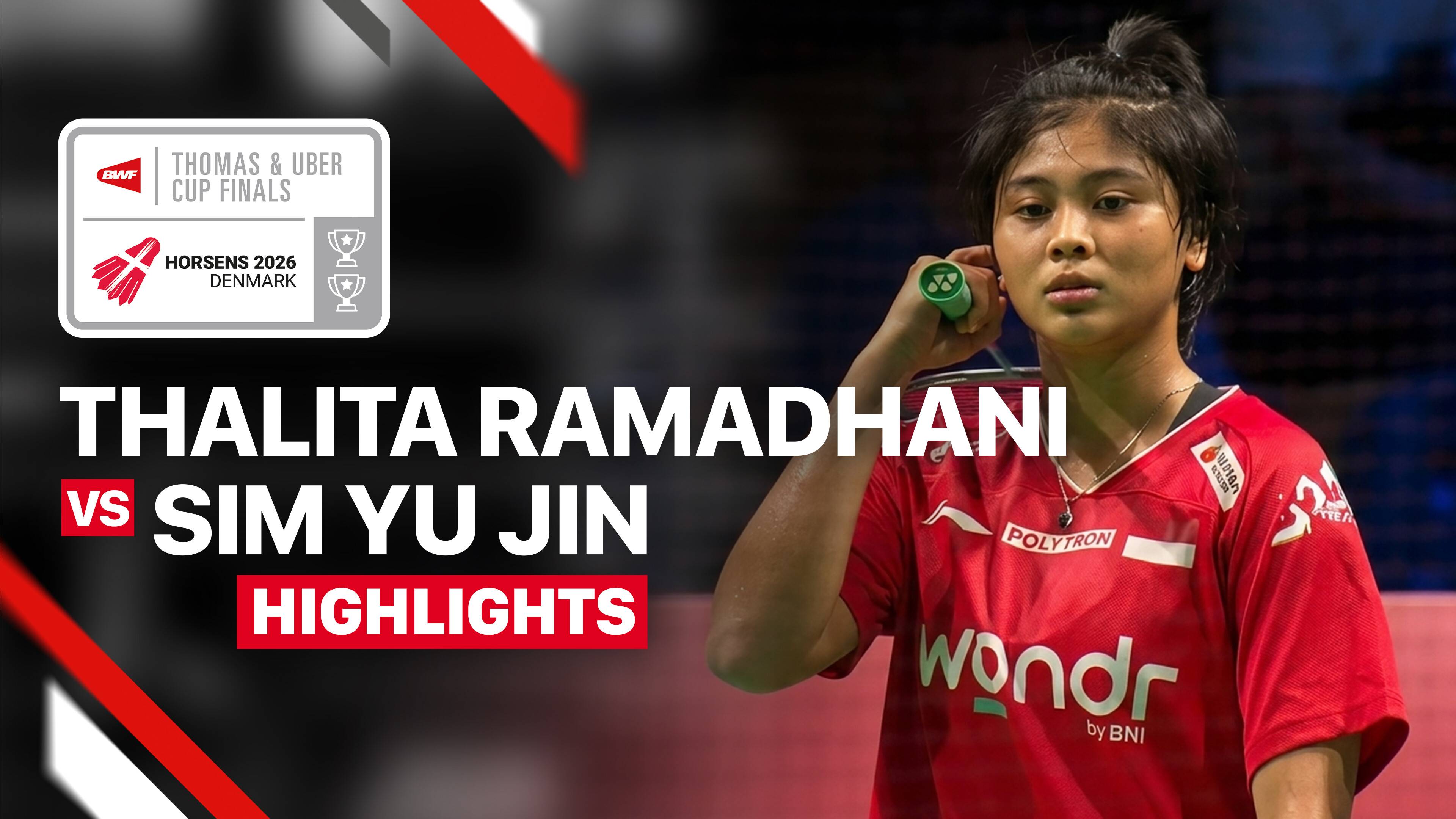 Thalita Ramadhani Wiryawan (INA) vs Sim Yu Jin (KOR) - Women's Singles (Match 3) | Semifinals Uber Cup 2026