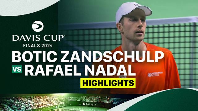 Botic van de Zandschulp (NED) vs Rafael Nadal (ESP) - Highlights | Davis Cup 2024