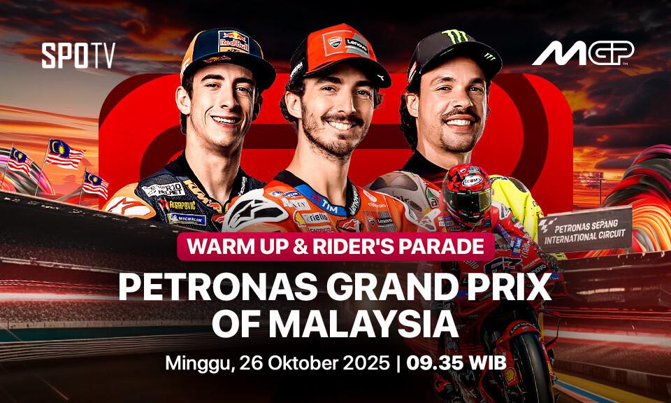 MotoGP Malaysia: Warm Up & Rider's Parade