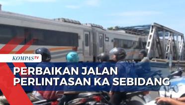 Upaya Kurangi Risiko Kecelakaan, DPU Semarang Perbaiki Jalan Kereta Api Sebidang