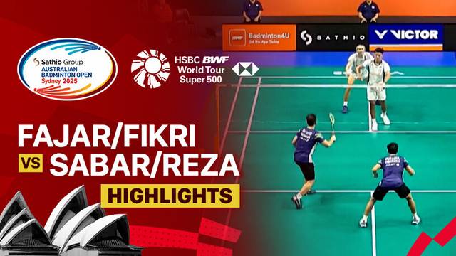 Fajar Alfian/Muhammad Shohibul Fikri (INA) vs Sabar Karyaman Gutama/Moh Reza Pahlevi Isfahani (INA) - Highlight | SATHIO GROUP Australian Open 2025
