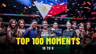 Top 100 Moments In ONE History - 10 To 6 - Ft. Manny Pacquiao, Christian Lee, Aung La N Sang & More
