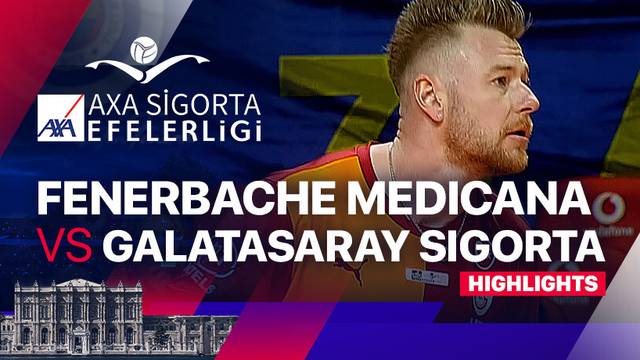 Semfinals: Fenerbache Medicana vs Galatasaray HDI Sigorta - Highlights | Men's Turkish Volleyball League