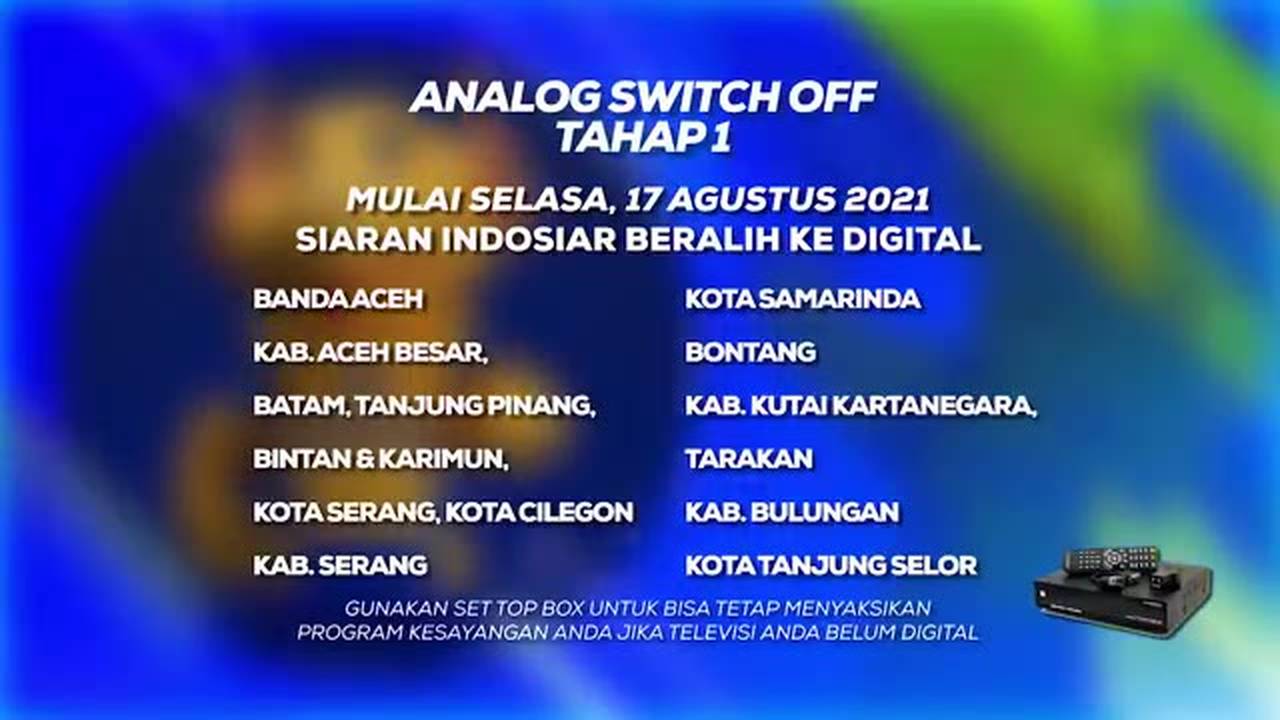 Penting! Penghentian Siaran TV Analog Tahap 1, Ayo Beralih ke Digital! Lebih Jernih dan Canggih!