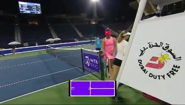 Match Highlights | Elise Mertens 2 vs 1 Viktoriya Tomova | WTA Dubai Tennis Championships 2021