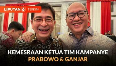 Ketua Tim Kampanye Prabowo Ganjar Tampak Mesra Usai Prabowo Gibran Ditetapkan KPU | Liputan 6