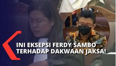 [BREAKING NEWS] Kuasa Hukum Bacakan Nota Keberatan Ferdy Sambo terhadap Dakwaan Jaksa Penuntut Umum!