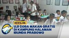 Uji Coba Makan Gratis di Kampung Halaman Ibunda Prabowo - Newsline