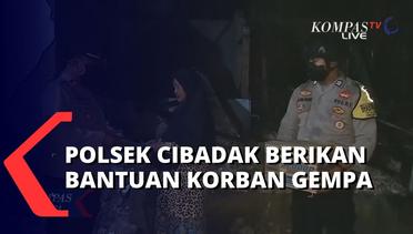 Polsek Cibadak Salurkan Bantuan Sembako & Uang, Sementara TNI AL Sudah Siapkan 2 Kapal Rumah Sakit