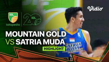 Highlights | Mountain Gold Timika vs Satria Muda Pertamina Jakarta | IBL Tokopedia 2023