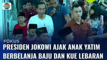 Presiden Jokowi Ajak Anak Yatim Belanja Baju dan Kue Lebaran di Kawasan Senen, Jakarta | Fokus