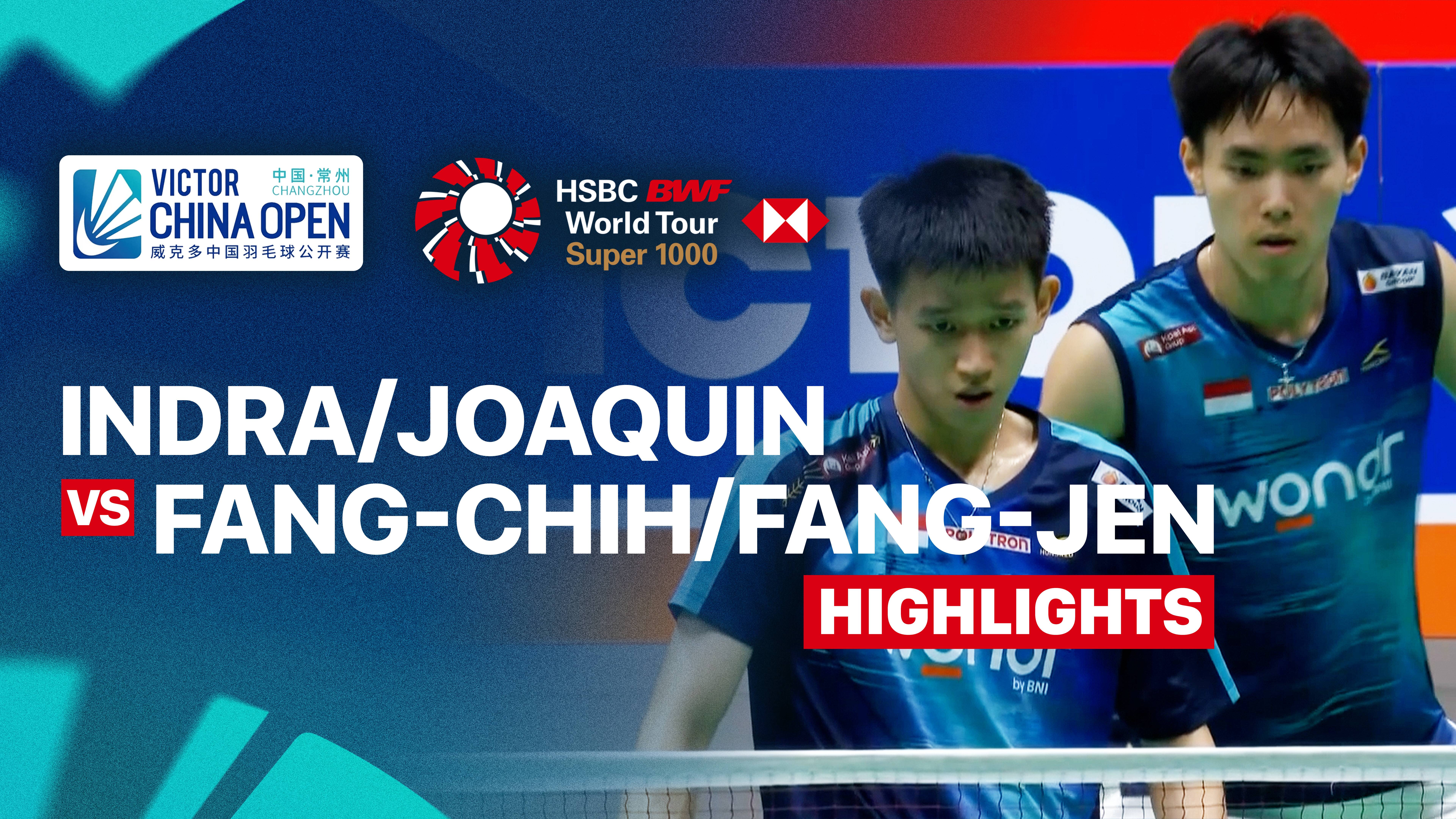 Raymond Indra/Nikolaus Joaquin (INA) vs Fang-Chih Lee/Fang-Jen Lee (TPE) - Men's Doubles Round of 32 | VICTOR China Open 2026