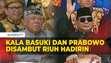 Disorot Kamera, Prabowo dan Basuki Disambut Riuh Tamu Undangan HUT ke-78 Indonesia di Istana