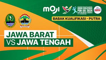 Putra: Jawa Barat vs Jawa Tengah - Full Match | Babak Kualifikasi PON XXI Bola Voli