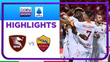 Match Highlights | Salernitana 0 vs 4 AS Roma | Serie A 2021