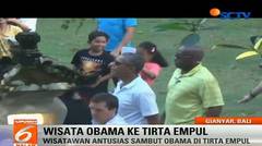 Wisatawan Antusias Sambut Obama di Tirta Empul Gianyar – Liputan6 Malam