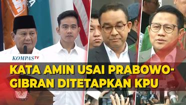 Kata Anies-Muhaimin usai Prabowo-Gibran Sah Ditetapkan KPU