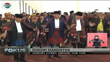 Presiden Jokowi Menari Tor-Tor Tuai Banyak Pujian - Fokus Sore