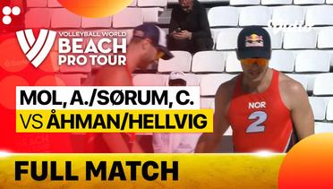 Full Match | Mol, A./Sorum, C. (NOR) vs Ahman/Hellvig (SWE) | Beach Pro Tour Elite 16 Doha, Qatar 2023