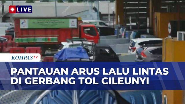 Update Arus Balik 2026, Begini Kondisi Kepadatan Lalu Lintas di Gerbang Tol Cileunyi pada 27 Maret