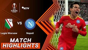 Legia Warsaw VS Napoli - Highlights Liga Eropa UEFA 2021