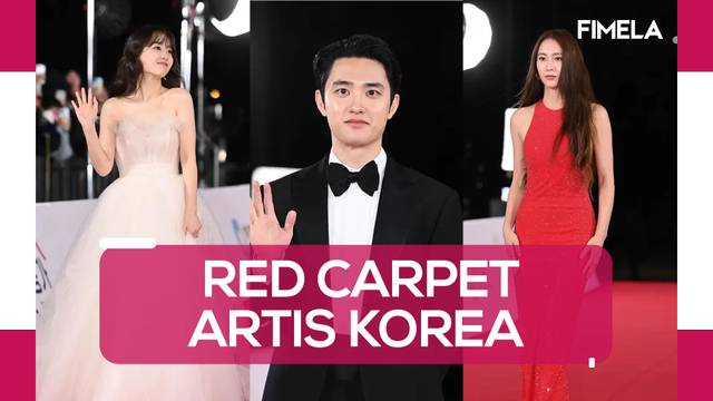 Penampilan Bintang Korea di Red Carpet Blu Dragon Film Awards ke-44