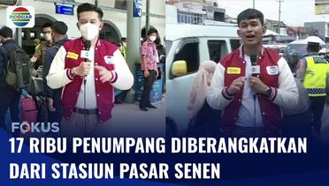 Live Report: Arus Mudik di Stasiun Pasar Senen dan Jalur Arteri Pantura | Fokus