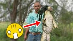 VIRAL! Pemburu Ini Hebohkan Netizen Karena Berfoto Dengan Katak Raksasa yang Beratnya Fantastis