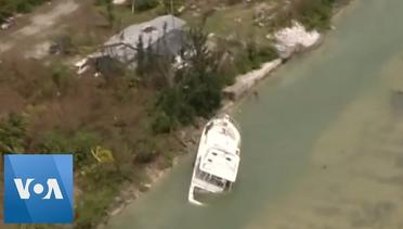 Aerial Footage of Hurricane Dorian Aftermath in Bahamas