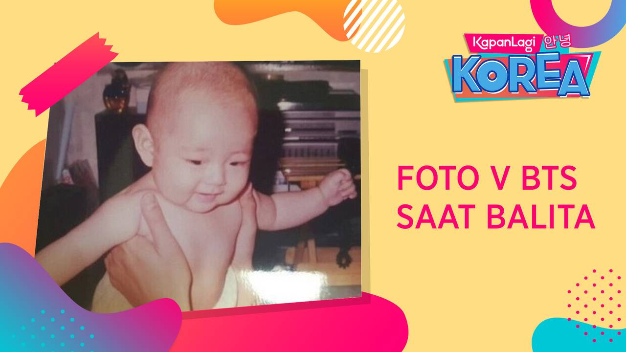 Potret V BTS Saat Masih Balita, Kepala Botak Menggemaskan | Vidio