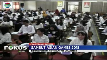 Ribuan Orang Ikuti Tes Volunteer Asian Games di Kota Palembang - Fokus Pagi