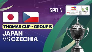 Japan vs Czechia - Thomas Cup Group B - TotalEnergies BWF Thomas & Uber Cup