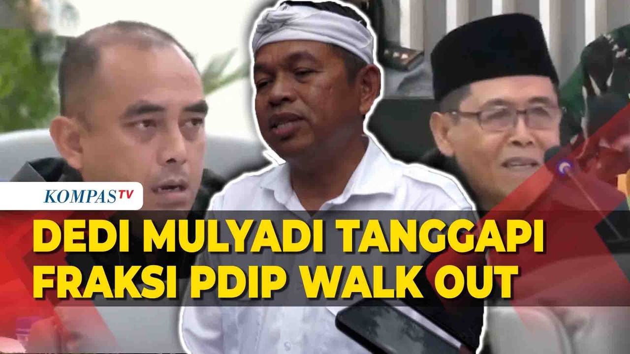 Respons Singkat Dedi Mulyadi Tanggapi Fraksi PDIP Walk Out saat Rapat ...