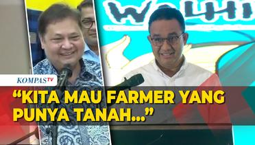 Tanggapan Airlangga Soal Ide Capres Anies Tawarkan Contract Farming Gantikan Food Estate