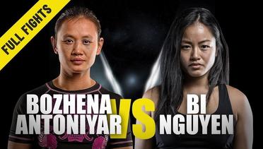 Bozhena Antoniyar vs. Bi Nguyen | ONE Full Fight | Atomweight Thriller | July 2019