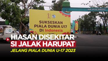 Semakin Dekat, Atribut Piala Dunia U-17 2023 Sudah Ramaikan Stadion Si Jalak Harupat